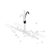 Hollywood Racks - Long locking frame hook Hitch Racks _ Unite - B1keparts.com